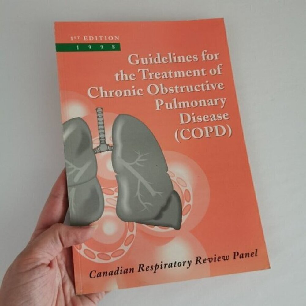 1998 Guidelines for Treatment of COPD Pharmacist Book Vintage Medical Doctor Ref